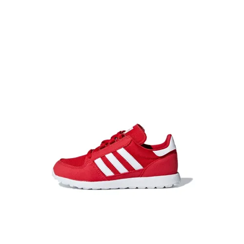 Adidas Originals Forest Grove C Low Топ Дышащий Детские Лайфстайл Обувь Красно-белый Для детей 3-7 лет