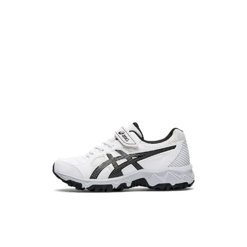 Asics Гель Trigger 12 TX Low Топ Детские беговые кроссовки Белый черный для детей 3-7 лет