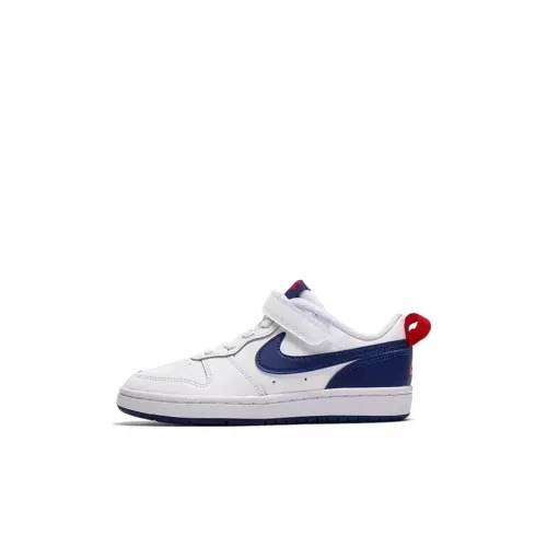 Nike Low 2 Low Топ Кроссовки для скейтбординга Белый синий красный Дети 3-7 лет