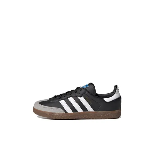 Adidas Originals SAMBA OG Low Топ Кроссовки для скейтбординга Черно-серый Дети 3-7 лет