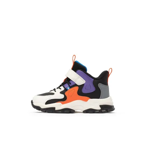 XTEP Детская повседневная обувь MID Топ Черный/Парусный белый/Мармелад Цвет Для дошкольников