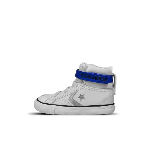 Конверс Pro Blaze Strap Высокий Топ Детские Скейтбординги Серый Синий Дети Возраст 3-7 Лет