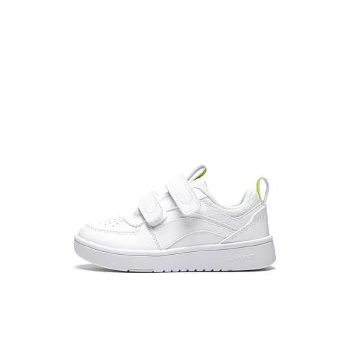 LINING YOUNG Sports Life Collection Детская повседневная обувь Низкий топ Стандартный белый Kids