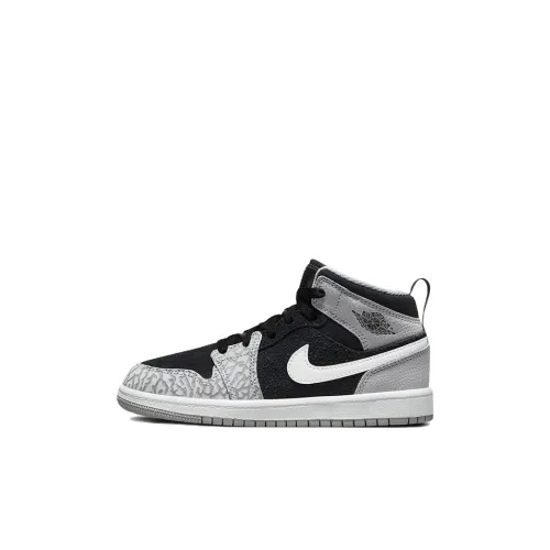 Jordan Air Jordan 1 Детские баскетбольные кроссовки MID Топ Pre School