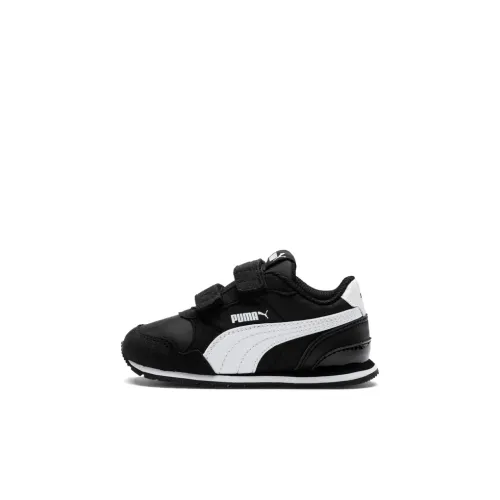 PUMA ST Runner V2 Nl V Inf Low Топ Обувь для малышей Черный белый Infant And Toddler