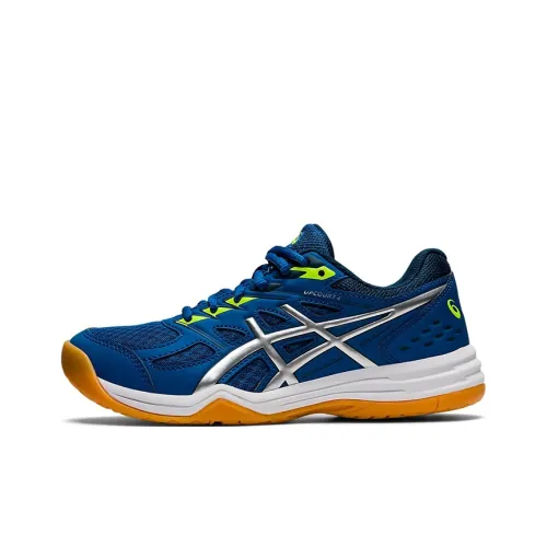 Asics Гель Upcourt 4 Low Топ Детские Кроссовки для Тренировок Синие