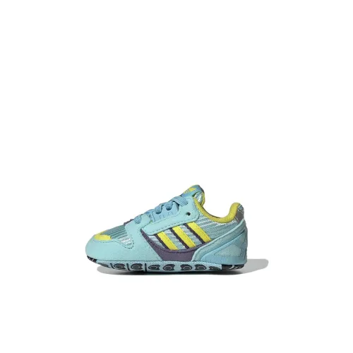 Adidas Originals ZX 8000 Устойчивый к истиранию Дышащий Легкий Низкий Топ Обувь для малышей Бирюзовый Infant And Toddler