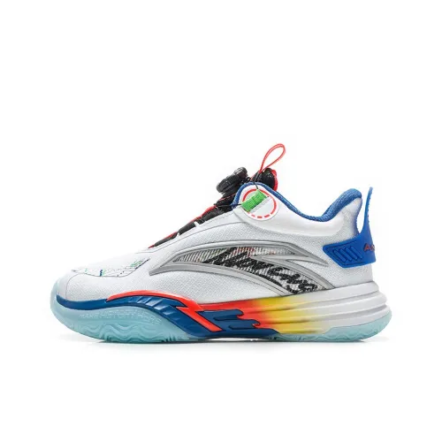 Antakids Ni Lin 2,0 Детские баскетбольные кроссовки Low Топ Белый Унисекс