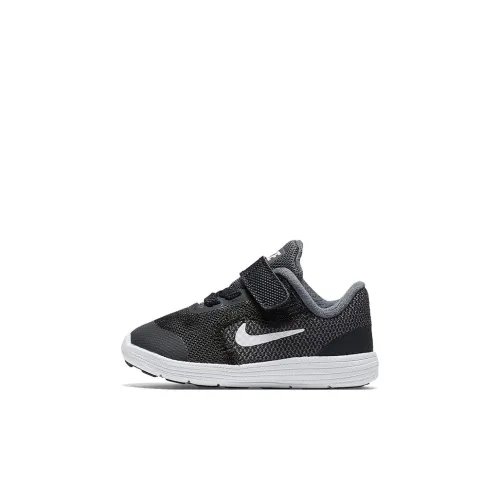 Nike REVOLUTION 3 Low Топ Обувь для малышей Черный Серый Infant And Toddler