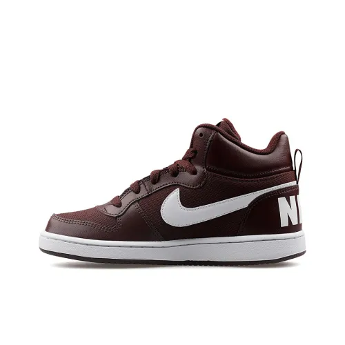 nike MID PE MID Топ Детские Скейтбординги Темно-кофейный Подростки