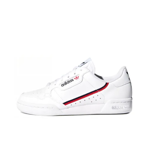 Adidas Originals Continental 80 J Low Топ Детские Скейтбординги Белый
