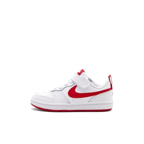 Nike Low 2 Slip Resistant And Дышащий Низкий Топ Детские Скейтбординги Красно-белый для детей 3-7 лет