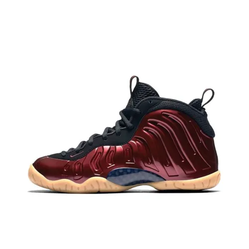 Nike Foamposite One Бордовый MID Топ Детские Баскетбольные Кроссовки Красный Подростки