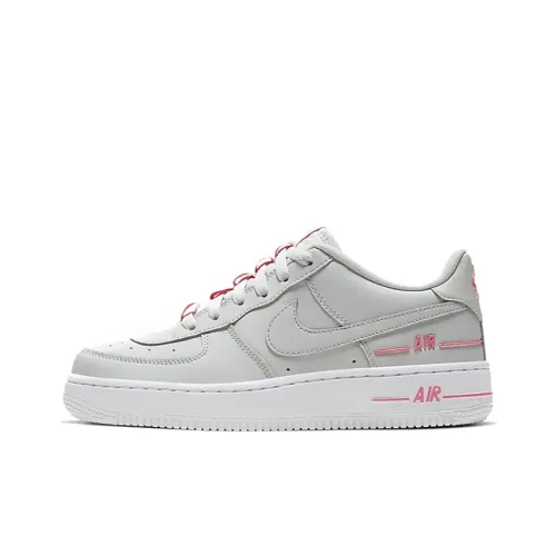 Nike Air FORCE 1 LV8 3 Low Топ Детские Скейтбординги Серый Розовый