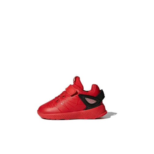 Adidas Rapidarun I Spider Man Slip-Resistant Низкие Кеды для Малышей Красный Черный Infant и Toddler
