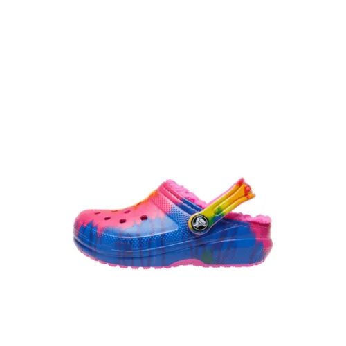 Crocs Classic Sports Сандалии Розовый Синий Tie Dye Детский