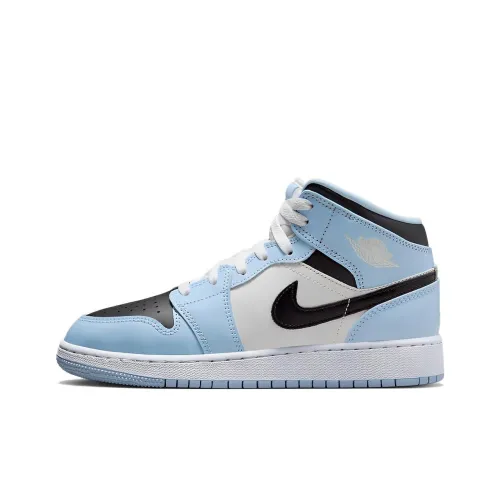 Jordan Air Jordan 1 Детские баскетбольные кроссовки MID Топ Унисекс