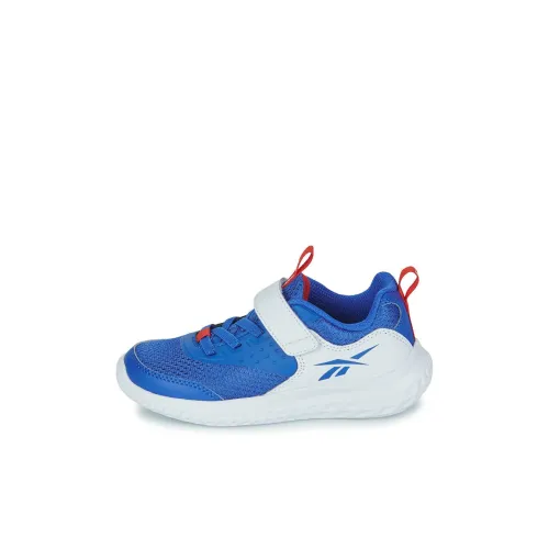 Reebok Rush Runner 4 Амортизация Износостойкий Низкий Топ Детская Беговая Обувь Сине-Белая Детская