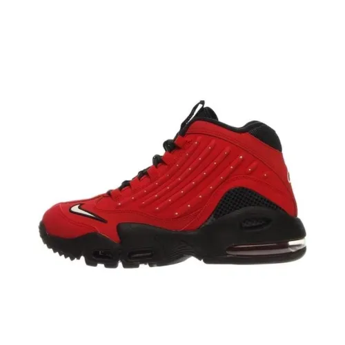 Nike Air Griffey Max 2 Амортизация Износостойкий MID Топ Детские Баскетбольные Кроссовки Университетский Красный Подростки