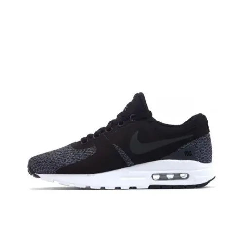 Nike Air Max ZERO Амортизация Износостойкие Детские Лифтшуз Черные Подростки