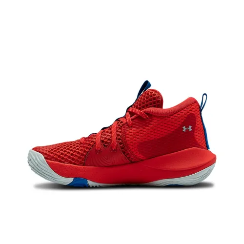 Under Armour Embiid 1 Детские баскетбольные кроссовки MID Топ Школьный возраст