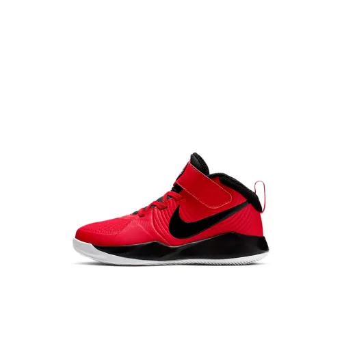 Nike Team Hustle D 9 Детские баскетбольные кроссовки MID Топ Pre School