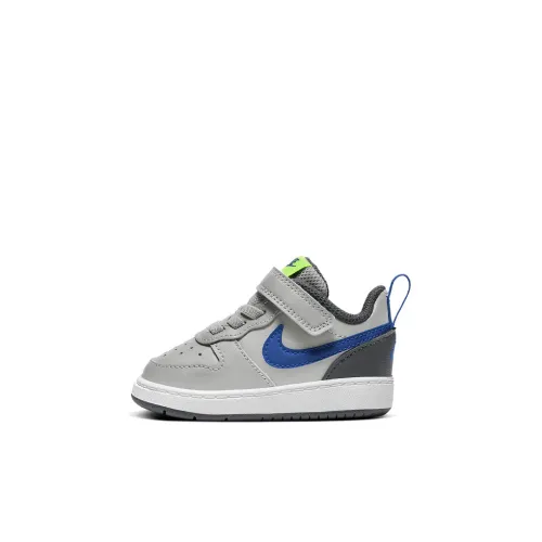 Nike Court Borough Low 2 Противоскользящий Амортизация Устойчивый к истиранию Легкий Низкий Топ Обувь для малышей