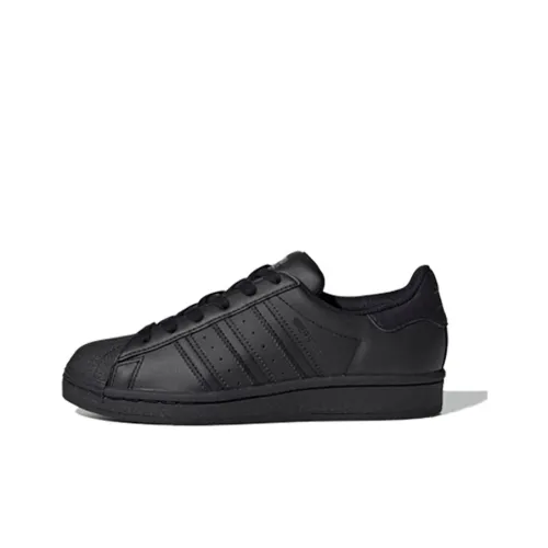 Adidas Originals J Abrasion Resistant Низкий Топ Детские Скейтбординги Чисто черный