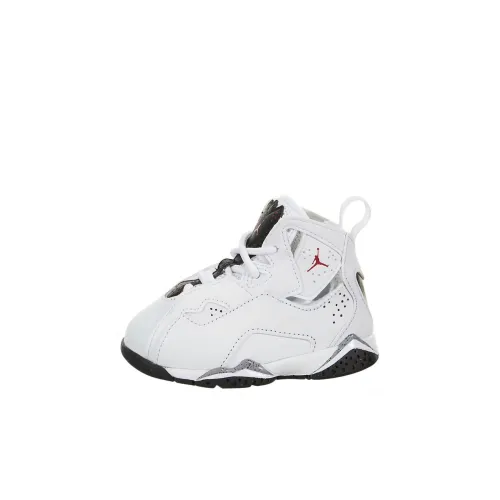 Джордан True Flight Высокий Топ Обувь для малышей Белый Infant Wa Toddler