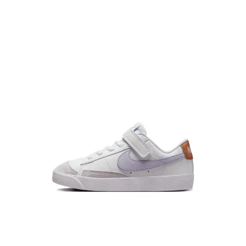 Nike Blazer 77 Low Топ Детские Скейтбординги Бело-серый Children Возраст 3-7 лет
