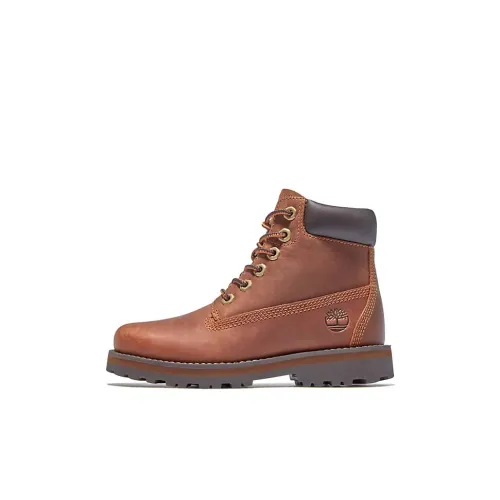 Timberland COURMA Устойчивые к истиранию Низкие Детские ботинки Кофейно-коричневый Детский