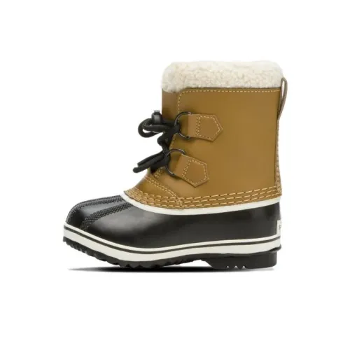 SOREL Crew Детские ботинки цвет кустарный зеленый для подростков