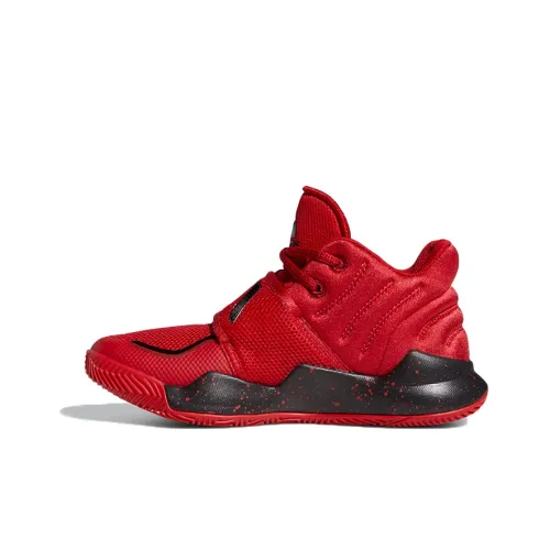 Adidas Deep Threat Дышащие Высокие Детские Баскетбольные Кроссовки Подростки