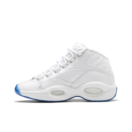 REEBOK Question Mid Баскетбольные кроссовки Топ Синие Белые Подростки