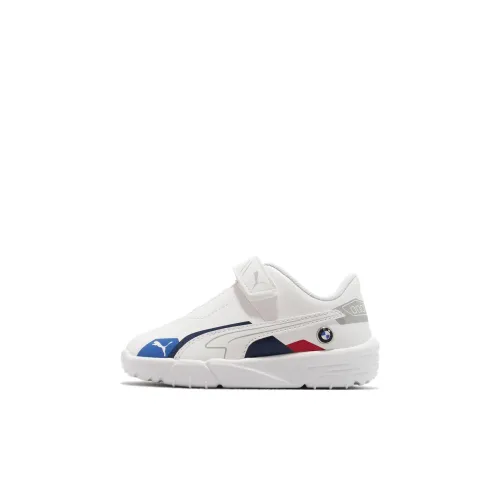 PUMA Drift Cat Low Топ Обувь для малышей Белый синий красный Infant And Toddler