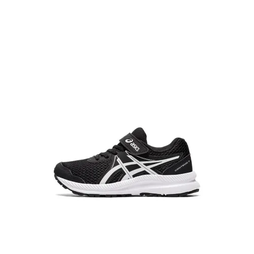 Asics Гель Contend 7 Детская беговая обувь Низкий топ Предшкольная