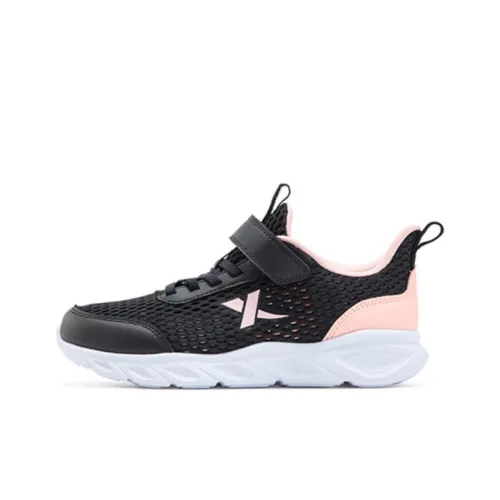 XTEP Низкий Топ Детская Беговая Обувь Черный Розовый
