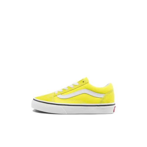 Vans Old Skool Collection Низкий Топ Детские Скейтбординги Лимон Children Возраст 3-7 Лет