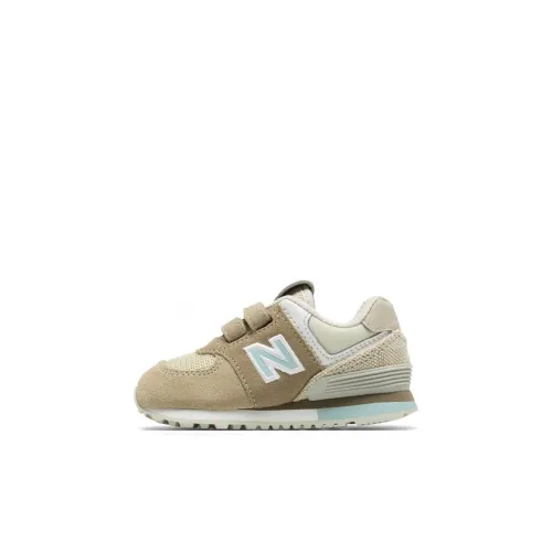 New Balance NB 574 Series Низкий Топ Обувь для малышей Светло-коричневый Infant And Toddler