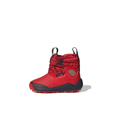 MARVEL x Adidas ActiveSnow Водонепроницаемый And Теплый MID Топ Обувь для малышей Красный черный Infant And Toddler