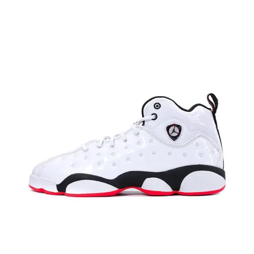 Jordan Jumpman Команда II Детские баскетбольные кроссовки MID Топ Школьный возраст
