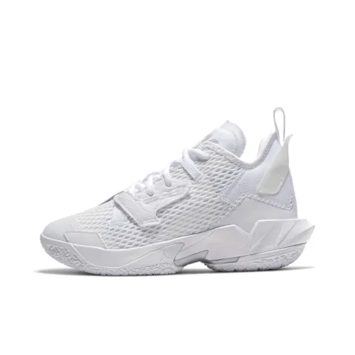 JORDAN Why Not Zer0,4 Детская баскетбольная обувь MID Топ для школьного возраста