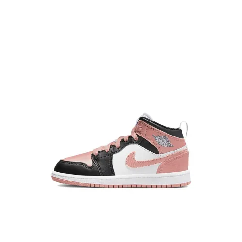 Jordan Air Jordan 1 Детские баскетбольные кроссовки MID Топ Pre School