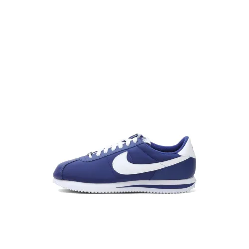 nike Cortez Амортизация Износостойкий Низкий Топ Детские Беговые Кроссовки Синий Дети Возраст 3-7 Лет