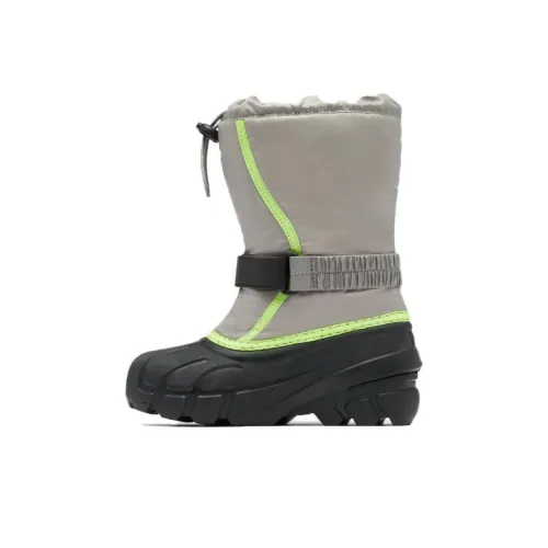 SOREL Flurry High Топ Детские ботинки Серо-желтый Подростки