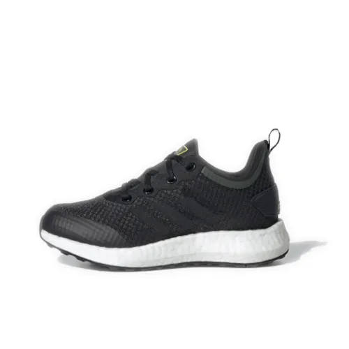 Adidas Lux J Амортизация Низкий Топ Детская Беговая Обувь Черный Белый Подростки