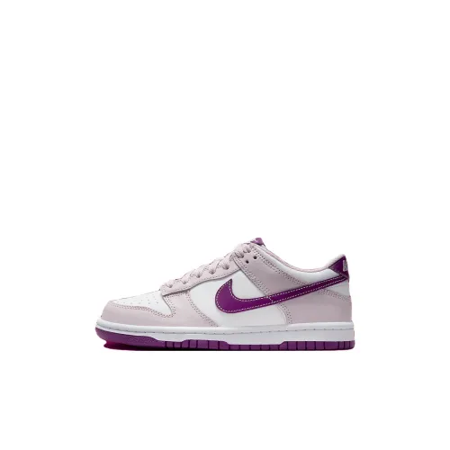 Nike Dunk Детские Скейтбординги Низкий Топ Розовый Фиолетовый Kids