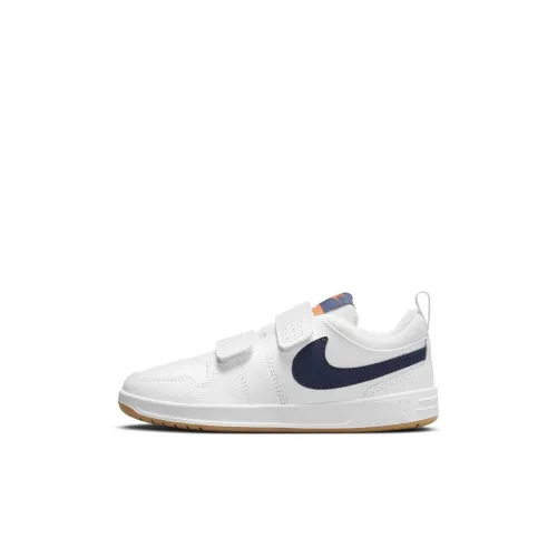 Nike Pico 5 Low Топ Детские Скейтбординги Белый Синий Дети Возраст 3-7 Лет