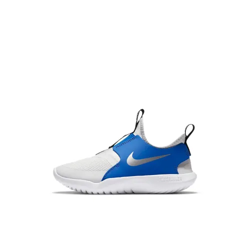 Nike Flex Runner Противоскользящий Амортизация Устойчивый к истиранию Дышащий Низкий Топ Детская Беговая Обувь