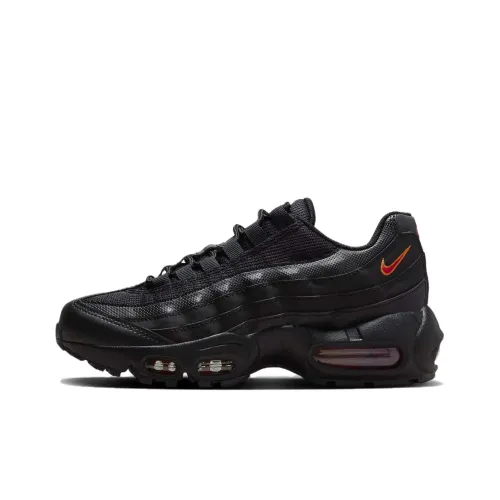 Nike Air Max 95 Low Топ Детские Беговые Кроссовки Черный Красный Подростки
